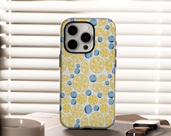 Funda de teléfono con diseño de frutas y bayas, compatible con iPhone 17, 16, 15, 14, 13, 12, Plus Pro Max, Samsung S25, S24, S23, S22 Ultra