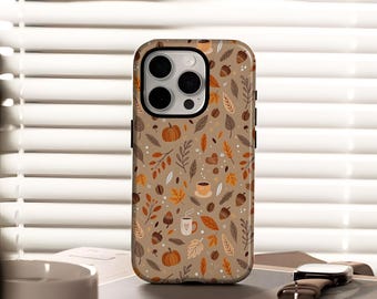 Funda para teléfono con diseño floral de calabaza de Halloween, funda para teléfono con diseño floral de otoño para iPhone 17, 16, 15, 14, 13, 12 y 11 Pro Max Mini, Samsung Galaxy S20, S22 y S23 Ultra