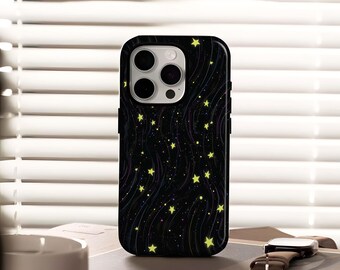 Celestial Phone Case Astrology Starry Sky Moon compatible with iPhone 17/16/15/14/13/12/11 Pro Max/Mini, Samsung Galaxy S20/S22/S23 Ultra.
