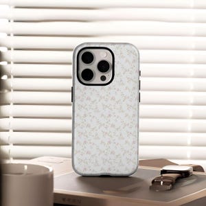 Pink Floral Phone Case Cute Phone Case Compatible with iPhone 17, 16, 15, 14, 13, 12, Plus, Pro Max, Samsung S25, S24, S23, S22 Ultra