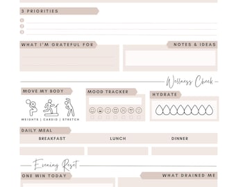 The Reset Daily Planner