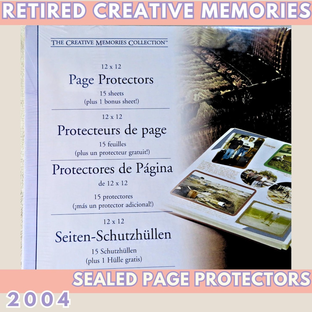 Creative Memories 12x12 ページプロテクター (Pシリーズ