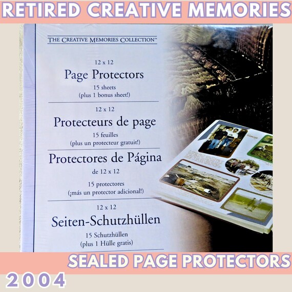 Creative Memories ページプロテクター＆リフィル Creative Memories