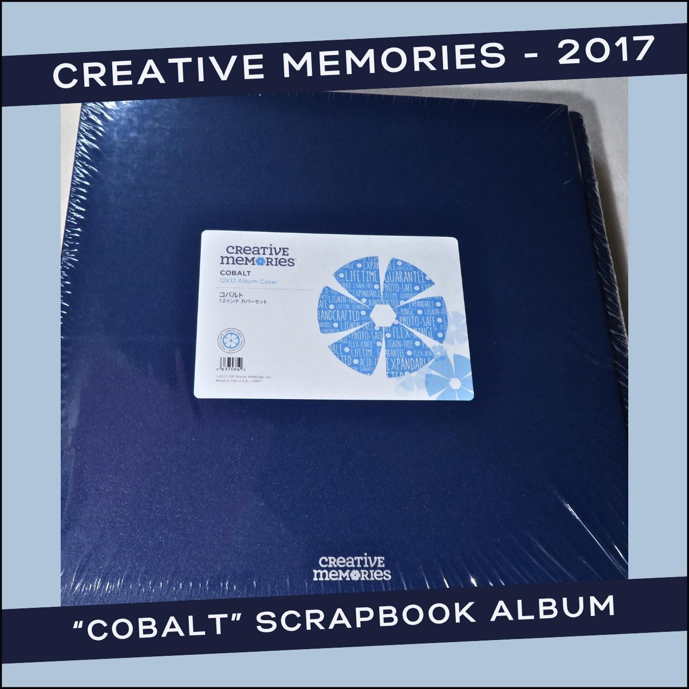 クリエイティブメモリーズアルバム（廃盤） – コバルトブルー 12x12