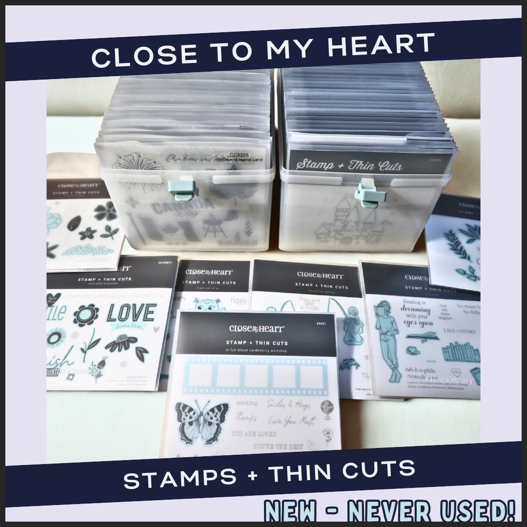 CLOSE TO MY HEART THIN CUTS ダイカットセット Close to My Heart Stamp Thin Cuts - Etsy Canada
