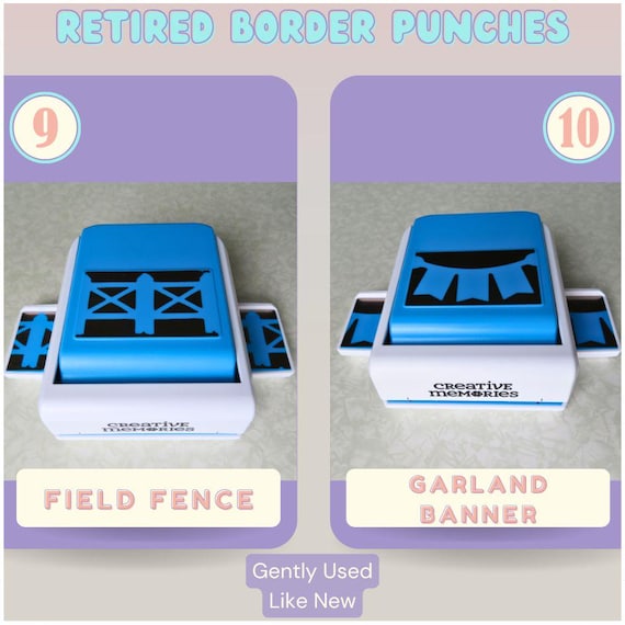 Retired Creative Memories Paper Punch: Scrapbooking Border Designs