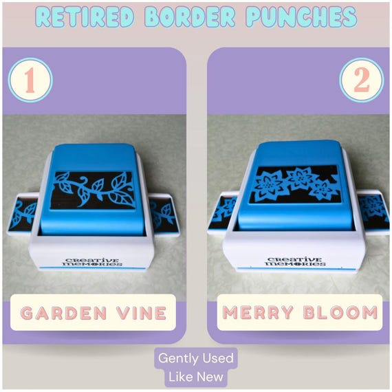 Retired Creative Memories Paper Punch: Scrapbooking Border Designs