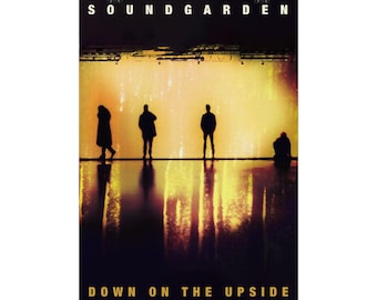 Plakat Soundgarden Down on the Upside – wystrój w stylu vintage z muzyką rockową