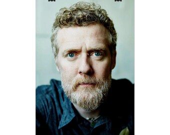 Glen Hansard – Plakat z muzyką rockową, Sztuka ścienna z muzyką, Dekoracje muzyczne w stylu retro vintage, Pamiątki zespołowe, Prezent dla miłośnika muzyki