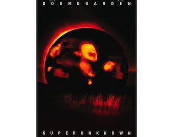 Plakat Soundgarden Superunknown – wystrój w stylu vintage z muzyką rockową