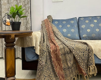 Handmade Chenille Chunky Knit Blanket: Cozy Throw Blanket