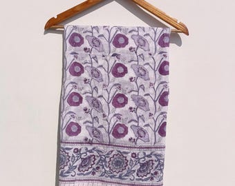 Indian Block Print Sarong, Sarong Beach Wrap, Cotton Sarong,Pareo, Summer Beach Pareo, | Gift for her|Mothers Day Valentines Birthday Summer