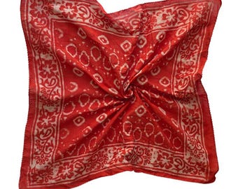 Handmade Block Print Bandana - Unique Handcrafted Bandana