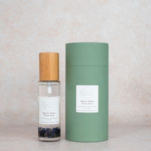 Beauty Sleep Pillow Mist - Lavender, Chamomile & Benzoin | Natural Aromatherapy Sleep Spray in Glass Bottle with Bamboo Lid