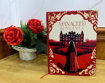Manacled Hardcover Book: Illustrated Romantic Dramione Fanfiction, Red Cover Art