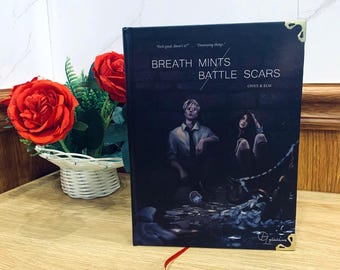 Breath Mints / Battle Scars Hardcover Book: Illustrated Romantic Dramione Fanfiction, Special Cover Art