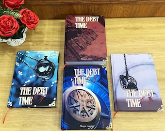 The DEBT OF TIME with 4-Volume Set: Hardcover Collection, Illustrated Romantic Dramione Fanfiction, PendulumClock Cover