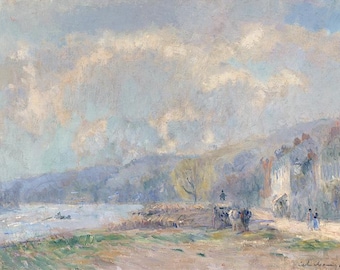 Albert Lebourg, La Seine à Croisset, prés de Rouen, en été