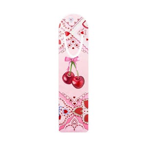 Cherry Blossom Bookmark, Cute Cherry Bookmark for Book Lovers, Reading Gift, Literary Accessory