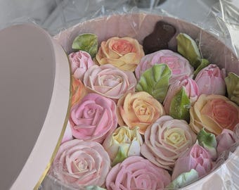 Marshmallow flowers edible bouquet/Zephyr 9,5"
