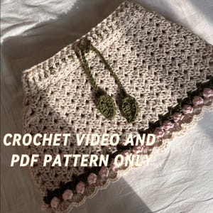 Crochet tulip skirt PDF AND VIDEO pattern | intermediate | size inclusive