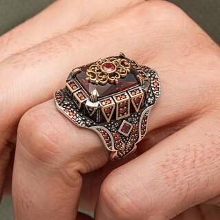 Anello Con Malocchio In Argento 925 URONE - Amuleto Nazar Turco Con Zircone, Portafortuna In Elegante Confezione Regalo