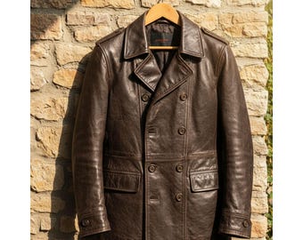 80s Vintage Schott Type B-3 Flight Mouton Leather Jacket - Etsy