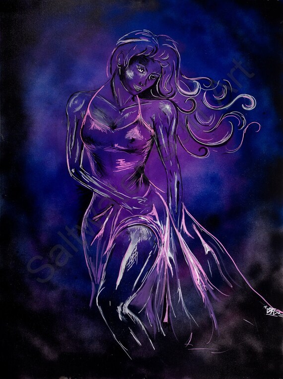 La Bella Noche Figure Art Woman 36x48 canvas print