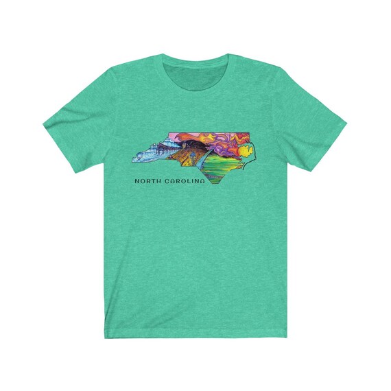 North Carolina Surf Art Tee Unisex