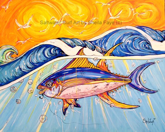 No Sashimi Tonight, 16x20 Giclee Canvas Print