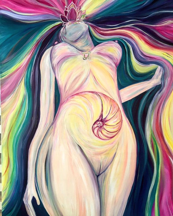The Spirit of a Woman, 40x30 Giclee Canvas Print