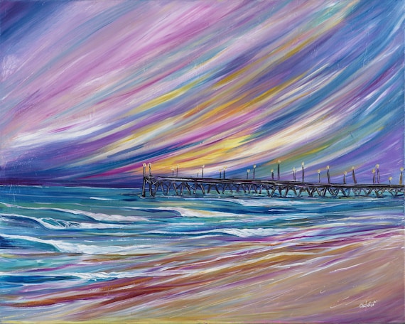Lights on the Pier, 11x14 Fine Art Print