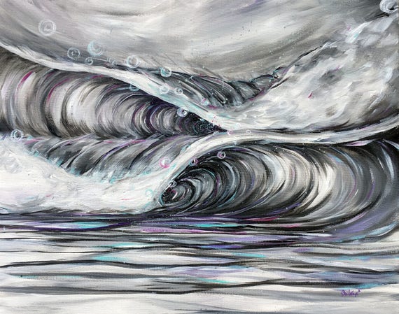 Frothy Waves, 11x14 Fine Art Print