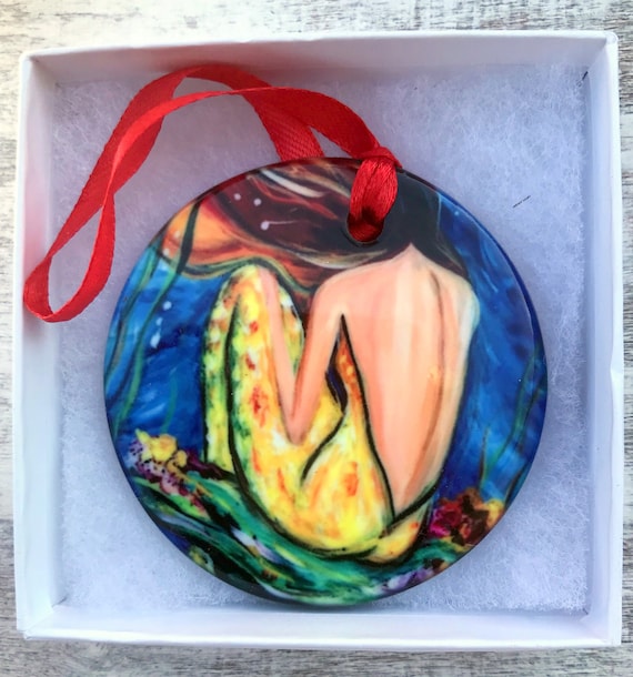 Mermaid Christmas Ornament
