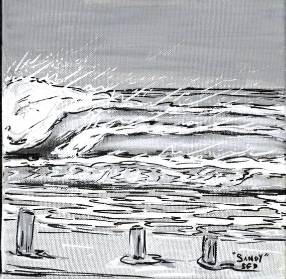 Hurricane Sandy Swell Original 8x8