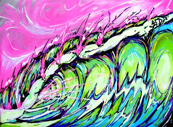 Fierce Wave, 8x10 Fine art Surf print
