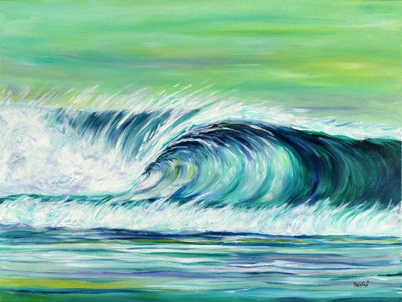 Off Shore, 18x24 Gallery Wrapped Limited Edition Giclee Canvas Print