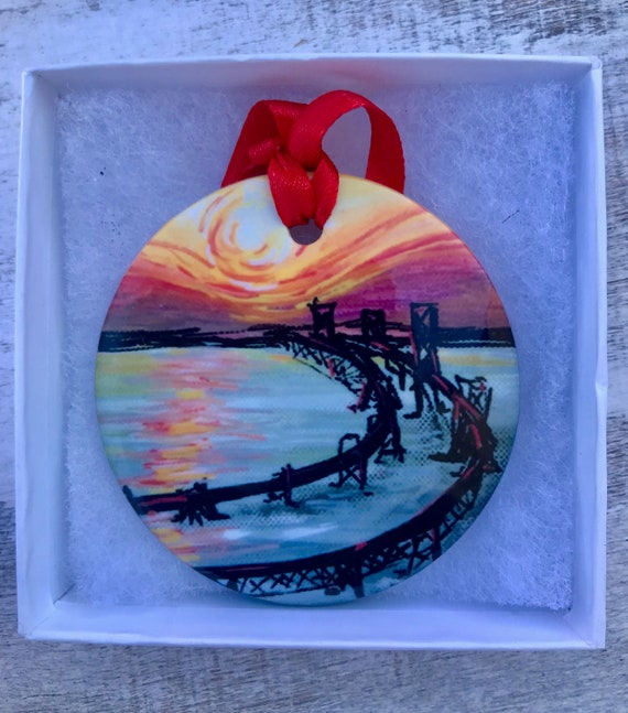 Bay Bridge Christmas Ornament