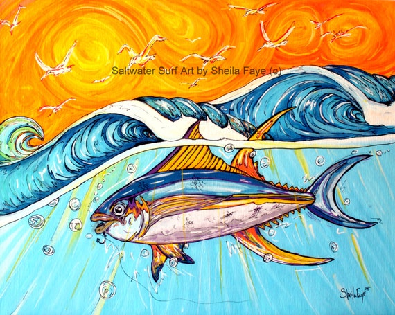 Sahimi Tuna Fish11x17 Fine Art Print