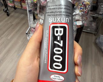 B-7000 Multi-Purpose Craft Adhesive Glue, 110ml Flexible Waterproof Jewelry Rhinestone Phone Repair Glue, 1 Tube