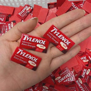 Mini caja de medicinas con dije, 20 unidades