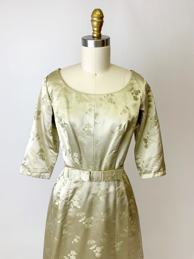 1950s Dynasty Hong Kong Silk Party Dress Etsy