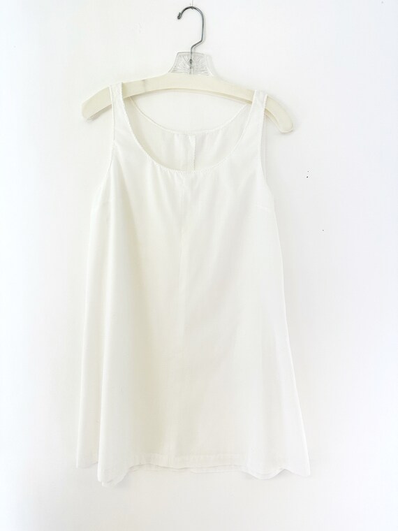 c1900s Antique Fine White Hand Made Linen, Lace & Embroidered Top