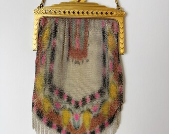 1920s Dresden Whiting and Davis Metal Mesh Purse