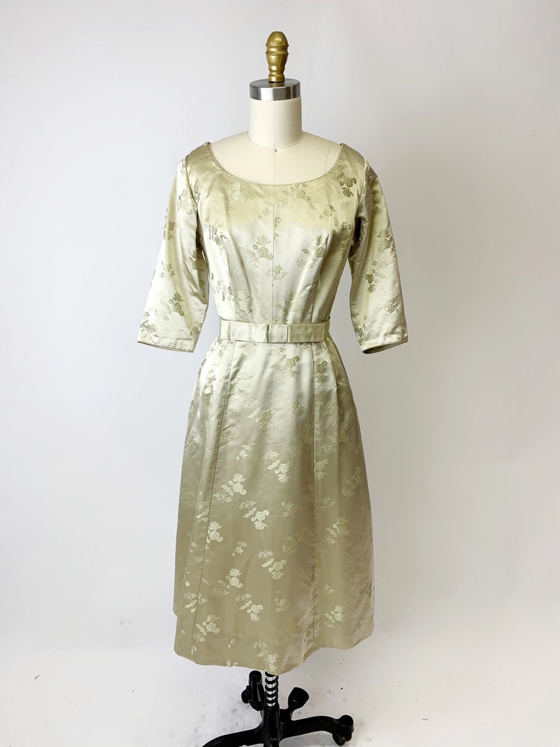 1950s Dynasty Hong Kong Silk Party Dress Etsy