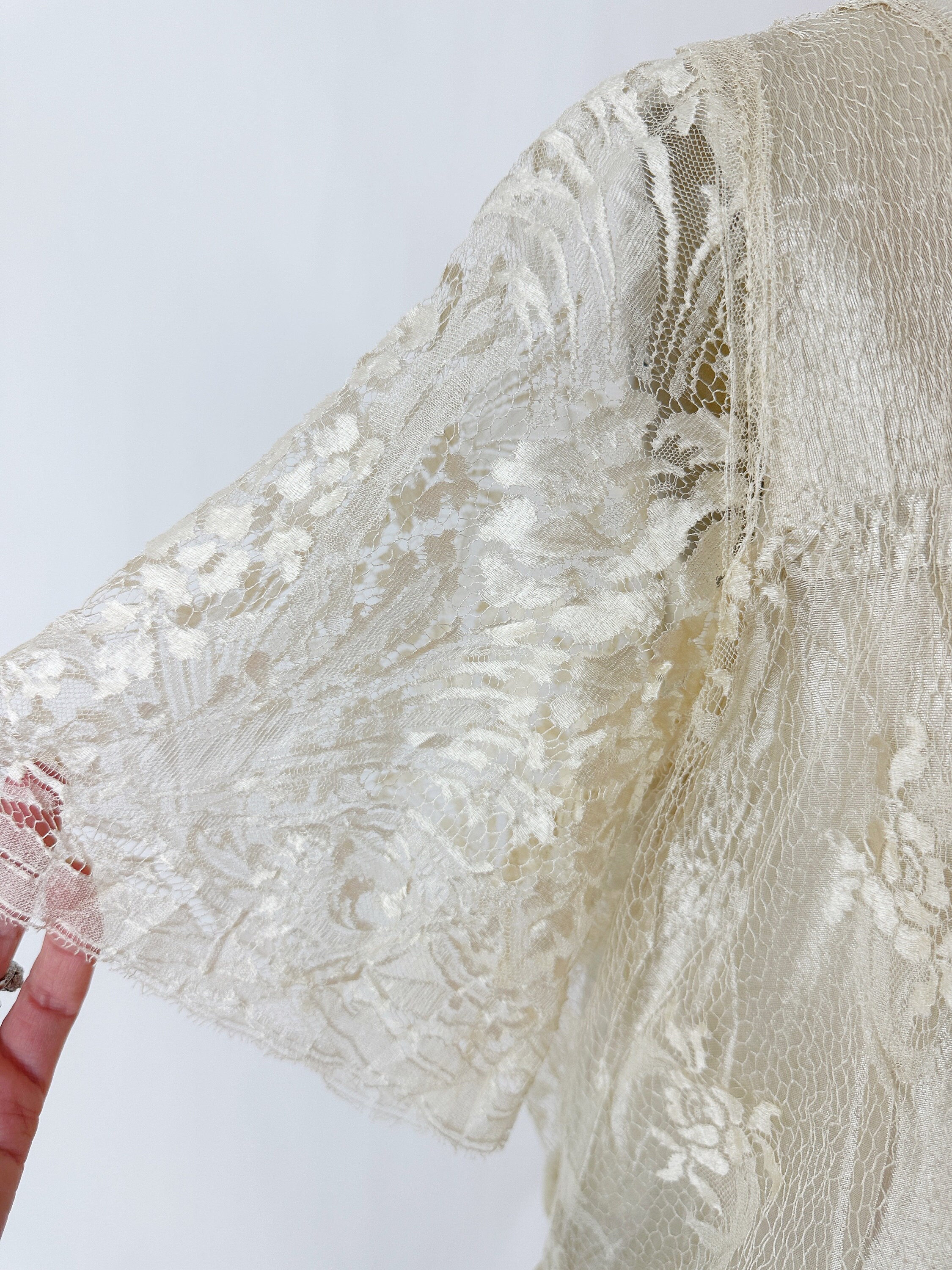 chinese dress ladies 1920s White Beaded Mable Flapper Dress main image 1