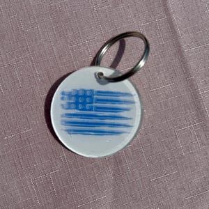 flag keychain