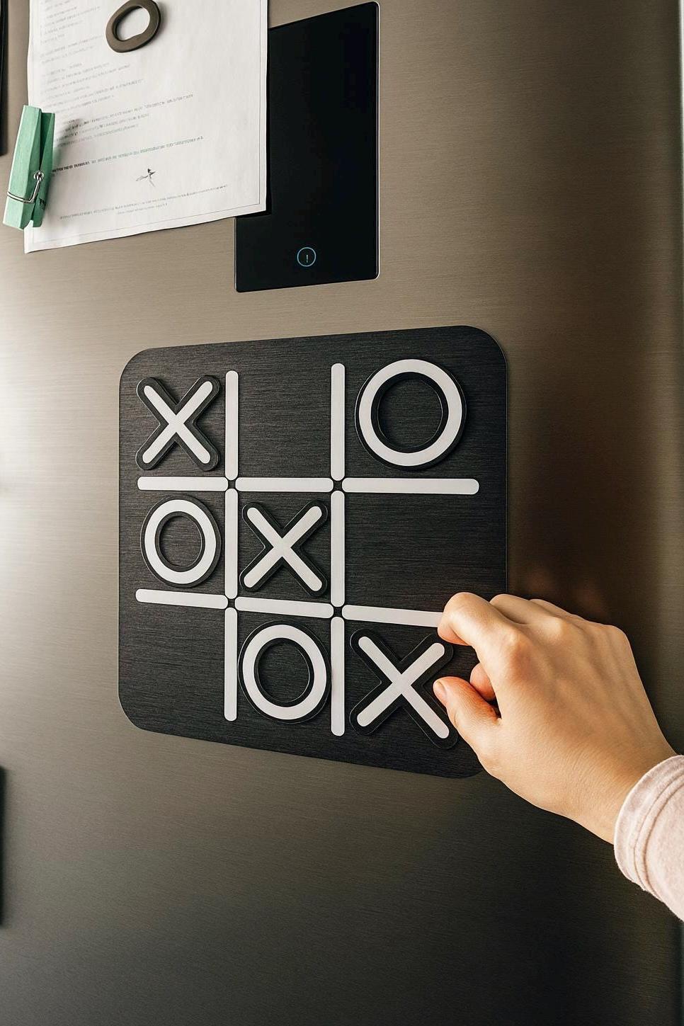 2-in-1 Magnetisches Damespiel – Dame & Tic-Tac-Toe, Reiseschaumstoffbrett, Mit 59 Belohnungsstickern Für Kinder Ab 3 Jahren 2-in-1 Magnetisches Damespiel – Dame & Tic-Tac-Toe, Reiseschaumstoffbrett, Mit 59 Belohnungsstickern Für Kinder Ab 3 Jahren