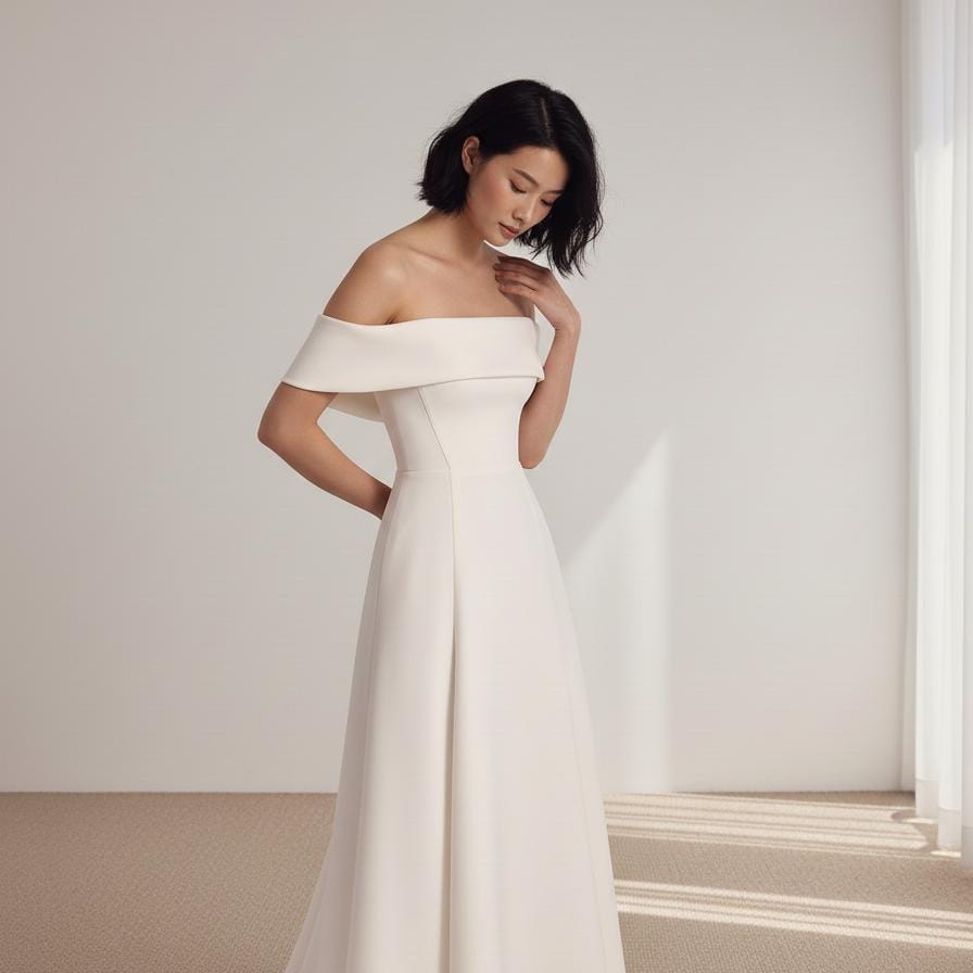 A Line Wedding Dress