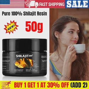 Pure Himalayan Shilajit Resin  Natural Energy  Vitality Booster 100% Authentic & Lab-Tested